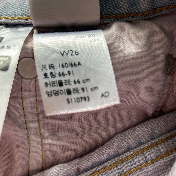 Levi’s 501 Jean Shorts Purple Color Size 26 - Picture 8 of 13